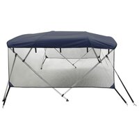 Biminitop 4 bogen met mesh zijwanden 243x(200-213)x137 cm 7
