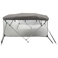 Biminitop 4 bogen met mesh zijwanden 243x(185-198)x137 cm 7