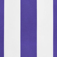 Vervangingsdoek voor luifelrok gestreept 4,5 m blauw en wit 5