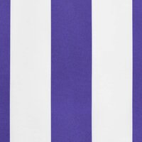 Vervangingsdoek voor luifelrok gestreept 6 m blauw en wit 5