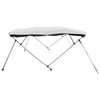 Biminitop 4 bogen met mesh zijwanden 243x(185-198)x137 cm 8