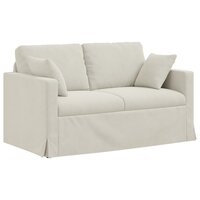 Bankstel 2 pcs Cr&egrave;me 138 x 78 x 80 cm Fluweel 5