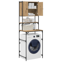 Wasmachinekast Artisan Eiken 68 x 48,5 x 194 cm Bewerkt hout 3