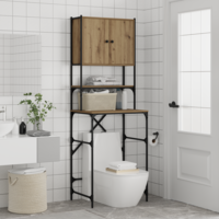 Wasmachinekast Artisan Eiken 68 x 48,5 x 194 cm Bewerkt hout 4