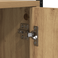 Wasmachinekast Artisan Eiken 68 x 48,5 x 194 cm Bewerkt hout 9