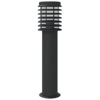 Vloerlamp voor buiten 60 cm roestvrij staal zwart 6