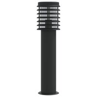 Vloerlamp voor buiten 3 st 60 cm roestvrij staal zwart 5