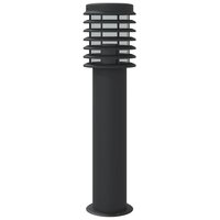 Vloerlamp voor buiten 3 st 60 cm roestvrij staal zwart 6