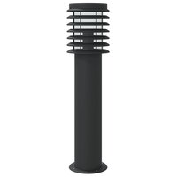 Vloerlamp voor buiten met sensor 60 cm roestvrijstaal zwart 6