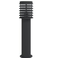Buitenvloerlampen 3 st stopcontact 60 cm roestvrijstaal zwart 4