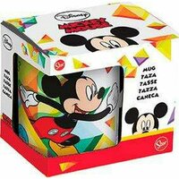 Mok Mickey Mouse Happy smiles Blauw Rood Keramisch 350 ml 3
