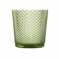 Glazenset DKD Home Decor Groen Kristal Met reli&euml;f 240 ml (6 Stuks) 3