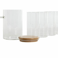 Glazenset Home ESPRIT Transparant Bamboe Borosilicaatglas 210 ml 2