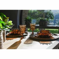 Glazenset Home ESPRIT Kristal 8,5 x 8,5 x 16,3 cm (6 Stuks) 2