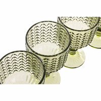 Glazenset Home ESPRIT Groen Kristal 380 ml (6 Stuks) 4