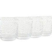 Glazenset Home ESPRIT Transparant Kristal Met reli&euml;f 360 ml (6 Stuks) 2