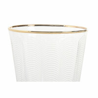 Glazenset Home ESPRIT Transparant Gouden Kristal Met reli&euml;f 350 ml (6 Stuks) 2