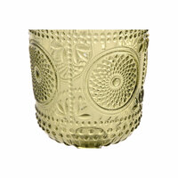 Glazenset Home ESPRIT Groen Kristal 135 ml (6 Stuks) 3