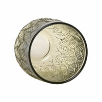 Glazenset Home ESPRIT Groen Kristal Met reli&euml;f 360 ml (6 Stuks) 3