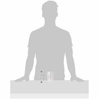 Glazenset DeLonghi 5513214611 22 cl Transparant (2 Stuks) 5