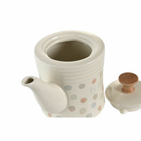 Theepot DKD Home Decor Beige Keramiek 1 L 2