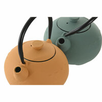 Theepot Home ESPRIT Geel Groen Roestvrij staal Ijzer 350 ml (2 Stuks) 2