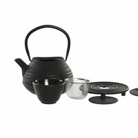 Theepot Home ESPRIT Zwart Roestvrij staal Ijzer 800 ml 3