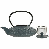 Theepot Home ESPRIT Blauw Wit Roestvrij staal Ijzer 800 ml (2 Stuks) 3