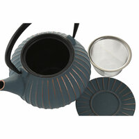 Theepot Home ESPRIT Turkoois Roestvrij staal Ijzer 850 ml 4