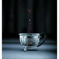 Theepot Bodum Zwart 1,3 ml Glas Plastic 3