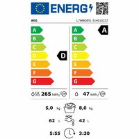 Wasdroogcombinatie AEG L7WBG851 1600 rpm 5 kg 4