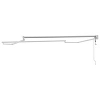 Elektrisch uitschuifbaar zonnescherm frame Wit 2,5 x 2 m 4