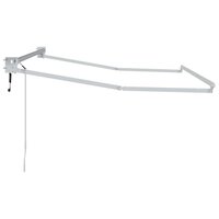 Elektrisch uitschuifbaar zonnescherm frame Wit 3,5 x 2 m 3