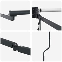 Elektrisch uitschuifbaar zonnescherm frame Antraciet 4 x 2 m 5