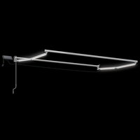 Elektrisch uitschuifbaar zonnescherm frame Wit 2,5 x 2 m 2