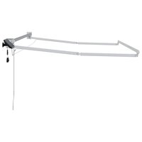 Elektrisch uitschuifbaar zonnescherm frame Wit 3,5 x 2,5 m 4