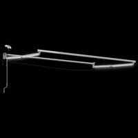 Elektrisch uitschuifbaar zonnescherm frame Wit 2,5 x 2 m 2