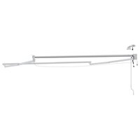 Elektrisch uitschuifbaar zonnescherm frame Wit 3,5 x 2,5 m 5