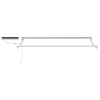 Elektrisch uitschuifbaar zonnescherm frame Wit 3,5 x 2 m Staal 2