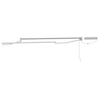 Elektrisch uitschuifbaar zonnescherm frame Wit 3,5 x 2,5 m 4