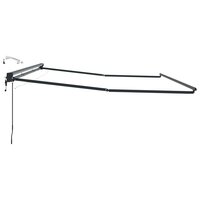 Elektrisch Zonnescherm Frame met LED&amp;apos;s Antraciet 5 &times; 3,5 m 4