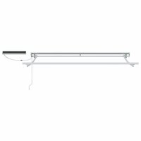 Elektrisch uitschuifbaar zonnescherm frame Wit 3,5 x 2 m Staal 2