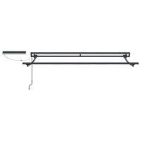 Elektrisch uitschuifbaar zonnescherm frame Antraciet 2,5 x 2 m 2