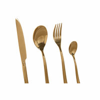 Bestek Home ESPRIT Gouden Roestvrij staal 1,8 x 0,8 x 23,5 cm 16 Onderdelen 3