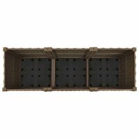 Verhoogde tuinbak 120x40x38 cm polypropyleen 6