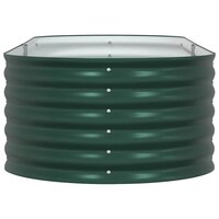 Verhoogde tuinbak Groen 240 x 80 x 44 cm Staal 7