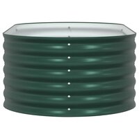 Verhoogde tuinbak Groen 160 x 80 x 44 cm Staal 7