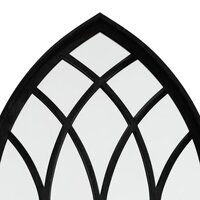 Spiegel 100x45 cm ijzer zwart 5