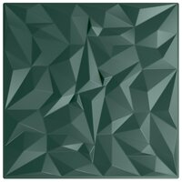 Wandpanelen 24 pcs Amethist Groen 50 x 50 cm XPS Schuim 3