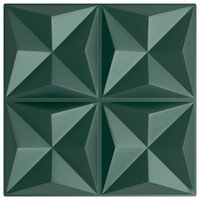 Wandpanelen 12 pcs Origami Groen 50 x 50 cm XPS Schuim 4